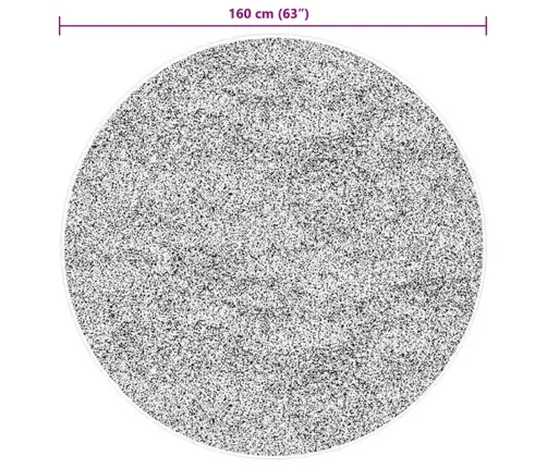 Teritorijas Paklāji Apaļš Huarte Brūna Ø 160 Cm Vidaxl