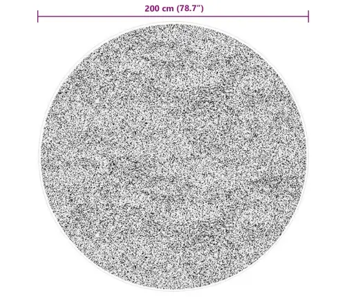 Teritorijas Paklāji Apaļš Huarte Brūna Ø 200 Cm Vidaxl