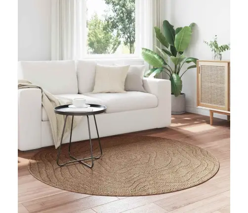 Alavaibad Moire Ümmargune Neutraalne Ø 120 Cm