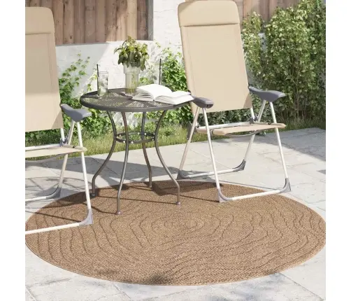 Alavaibad Moire Ümmargune Neutraalne Ø 120 Cm