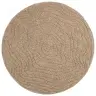 Teritorijas Paklāji Apaļš Moiré Dabiska Ø 200 Cm Vidaxl