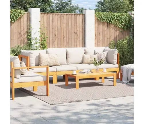 Teritorijas Paklāji Kvadrātveida Krēmkrāsa 240 X 240 Cm Vidaxl