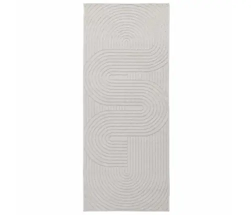 Zoninės Kiliminės Dangos Huarte Kreminė 200 X 80 Cm Poliesteris