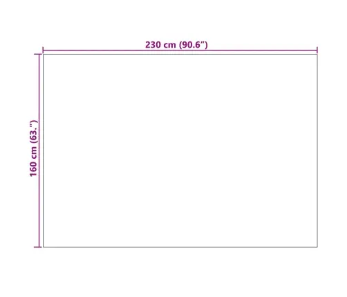 Alavaibad Ristkülik Huarte Cream 230 X 160 Cm Polüester