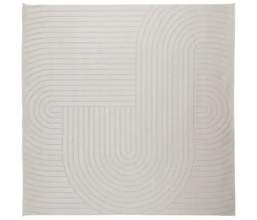 Teritorijas Paklāji Kvadrātveida Krēmkrāsa 240 X 240 Cm Vidaxl