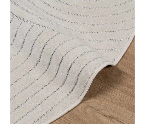 Zoninės Kiliminės Dangos Huarte Kreminė Ø 120 Cm Poliesteris