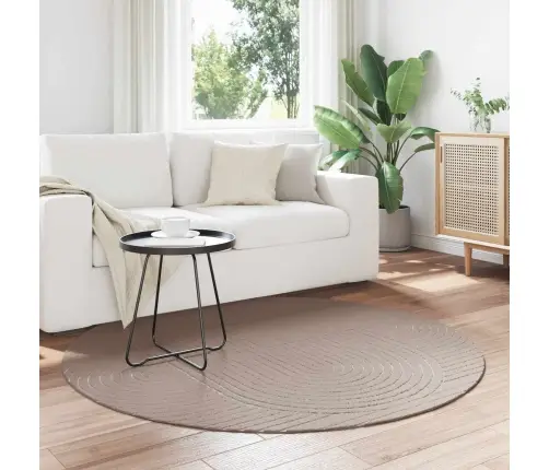 Zoninės Kiliminės Dangos Huarte Smėlio Ø 160 Cm Poliesteris