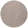 Zoninės Kiliminės Dangos Huarte Smėlio Ø 160 Cm Poliesteris