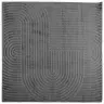 Teritorijas Paklāji Kvadrātveida Antracīts 200 X 200 Cm Vidaxl