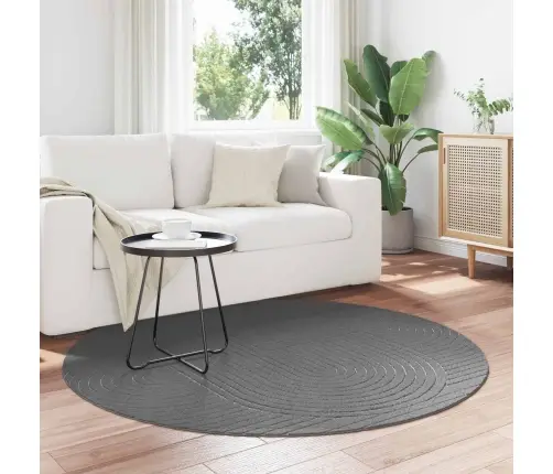 Zoninės Kiliminės Dangos Huarte Antracitas Ø 120 Cm Poliesteris