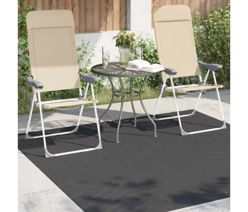 Teritorijas Paklāji Kvadrātveida Antracīts 200 X 200 Cm Vidaxl