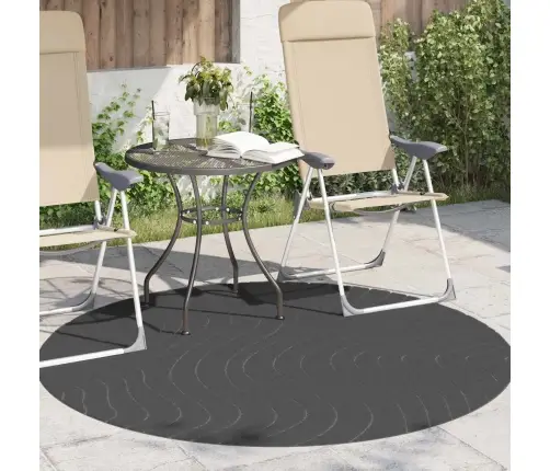 Zoninės Kiliminės Dangos Huarte Antracitas Ø 120 Cm Poliesteris