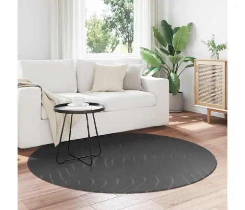 Zoninės Kiliminės Dangos Huarte Antracitas Ø 200 Cm Poliesteris