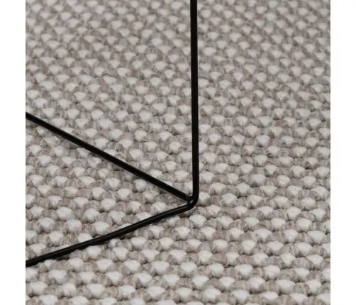 Teritorijas Paklāji Kvadrātveida Krēms Un Taupe 240 X 240 Cm Vidaxl