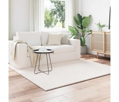 Teritorijas Paklāji Kvadrātveida Krēmkrāsa 200 X 200 Cm Vidaxl