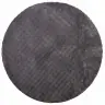 Teritorijas Paklāji Apaļš Antracīts Ø 200 Cm Vidaxl