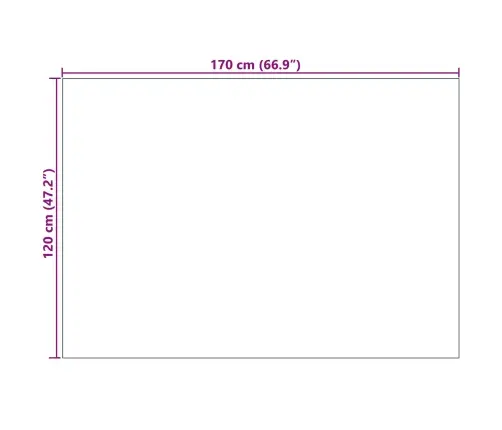 Alavaibad Ristkülik Huarte Cream 170 X 120 Cm Polüester