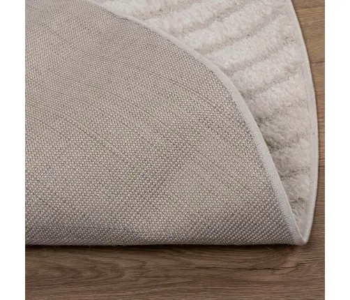 Zoninės Kiliminės Dangos Huarte Kreminė Ø 120 Cm Poliesteris