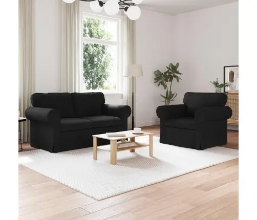 Diivan 120Cm 2 Pcs Must Metall