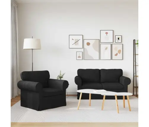 Diivan 120Cm 2 Pcs Must Metall