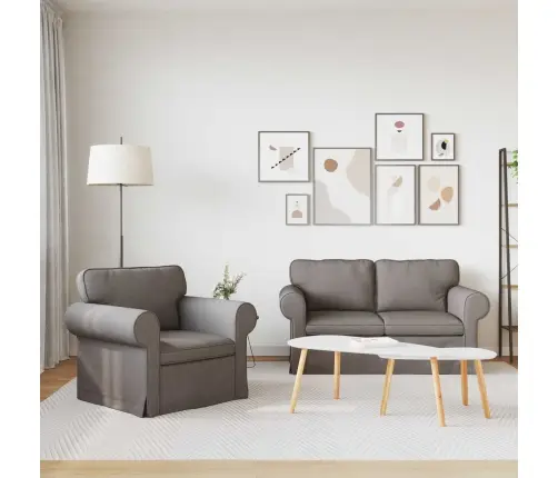 Diivan 2 Pcs Pruunikashall