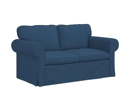 Dīvāns 2 Pcs Zila Metāls Vidaxl