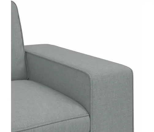 Dīvāns 2 Pcs Gaiši Pelēks Metāls Vidaxl