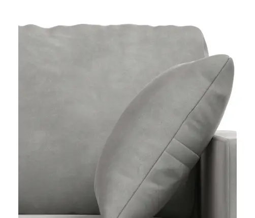 Dīvāns 2 Pcs Gaiši Pelēks Vidaxl