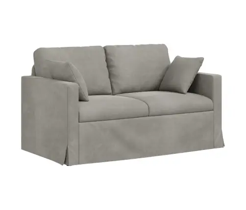 Dīvāns 2 Pcs Gaiši Pelēks Vidaxl