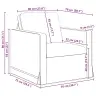Dīvāns 2 Pcs Rozā Vidaxl