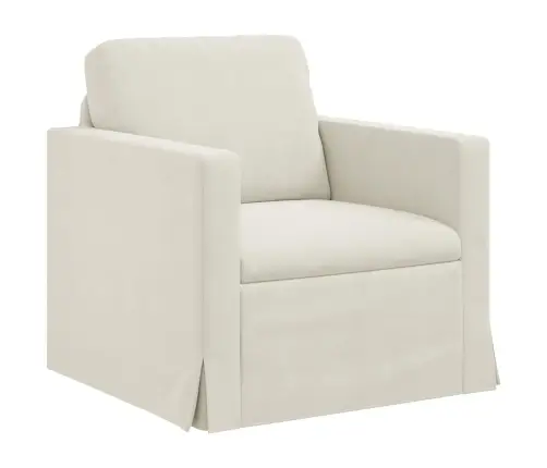 Dīvāns 2 Pcs Krēmkrāsa Vidaxl