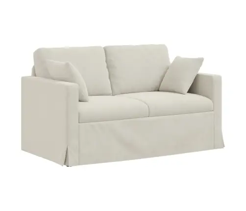 Dīvāns 2 Pcs Krēmkrāsa Vidaxl