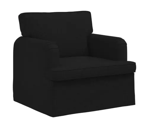 Dīvāns 2 Pcs Melna Metāls Vidaxl