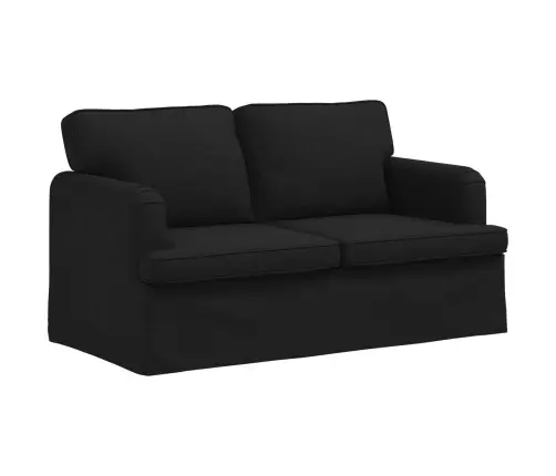 Dīvāns 2 Pcs Melna Metāls Vidaxl