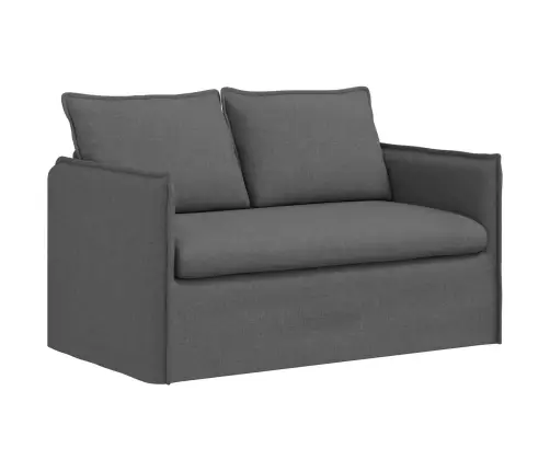 Dīvāns 120Cm 2 Pcs Tumši Pelēks Metāls Vidaxl