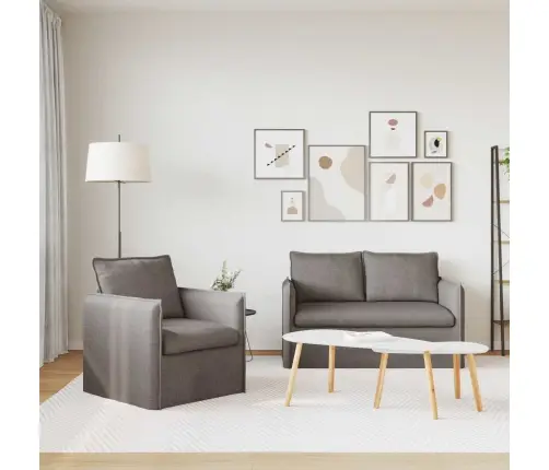 Diivan 120Cm 2 Pcs Pruunikashall Metall