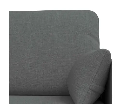 Dīvāns 2 Pcs Tumši Pelēks Metāls Vidaxl