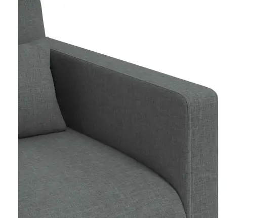 Dīvāns 2 Pcs Tumši Pelēks Metāls Vidaxl