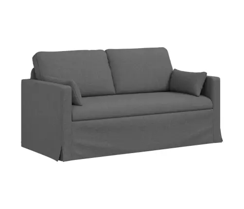 Dīvāns 2 Pcs Tumši Pelēks Metāls Vidaxl