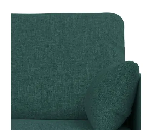 Dīvāns 2 Pcs Tumši Zaļš Metāls Vidaxl