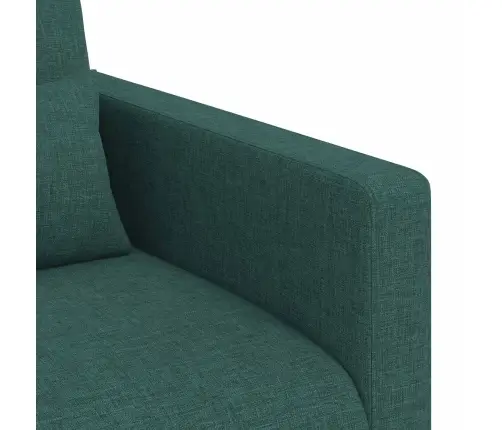 Dīvāns 2 Pcs Tumši Zaļš Metāls Vidaxl