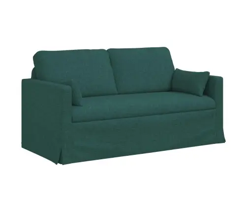 Dīvāns 2 Pcs Tumši Zaļš Metāls Vidaxl