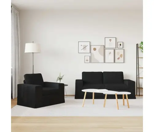 Diivan 140Cm 2 Pcs Must Metall