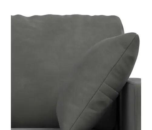 Dīvāns 2 Pcs Tumši Pelēks Vidaxl