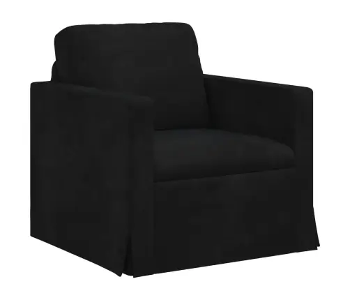 Dīvāns 2 Pcs Melna Vidaxl