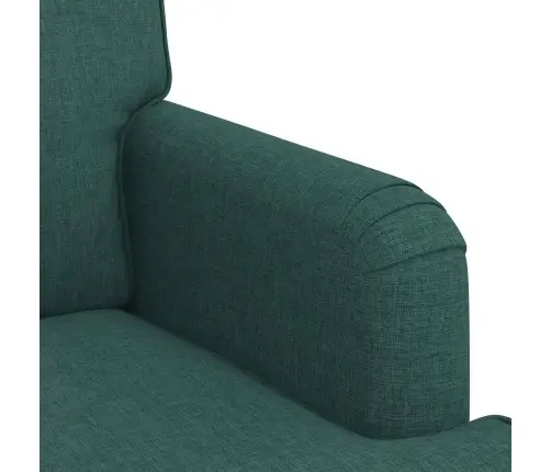 Dīvāns 2 Pcs Tumši Zaļš Metāls Vidaxl