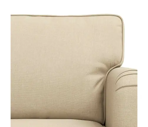 Dīvāns 2 Pcs Krēmkrāsa Metāls Vidaxl