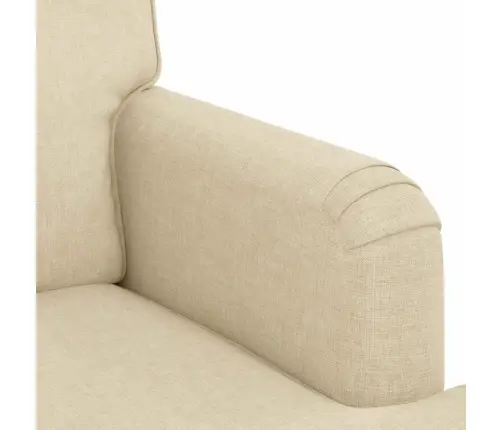 Dīvāns 2 Pcs Krēmkrāsa Metāls Vidaxl