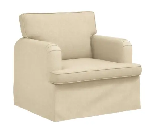 Dīvāns 2 Pcs Krēmkrāsa Metāls Vidaxl