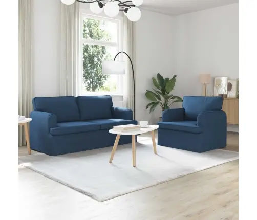 Diivan 140Cm 2 Pcs Sinine Metall